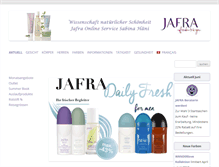 Tablet Screenshot of haeni-jafra.ch